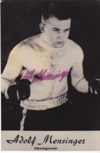 Adolf Mensinger boxeur