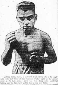 Johnny Lotsey boxer