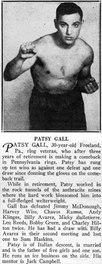Patsy Gall boxer