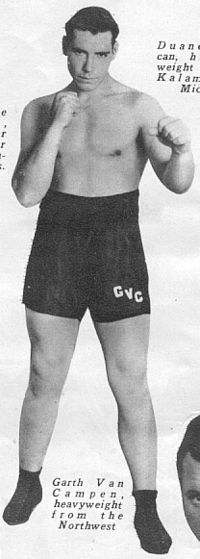Garth Van Campen boxeur
