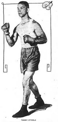 Young Tommy O'Toole boxer