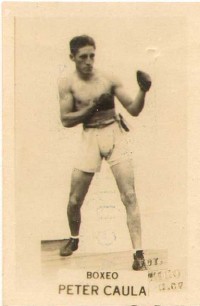 Peter Caula boxeur