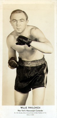 Willie Pavlovich boxer