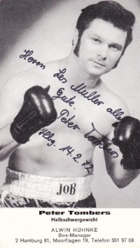Klaus-Peter Tombers boxeur