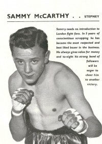 Sammy McCarthy boxer
