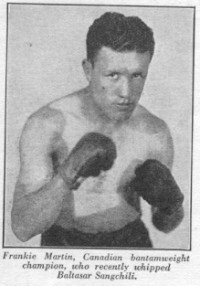 Frankie Martin boxer
