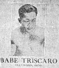 Babe Triscaro boxeur