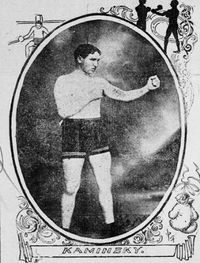Soldier Phil Kaminsky boxer
