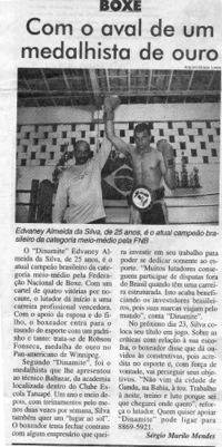 Edvaney Almeida da Silva boxeur