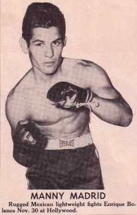Manny Madrid boxer