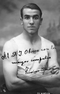 Teodoro Olangua boxeur