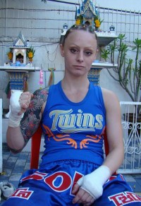 Angelika Falk boxer