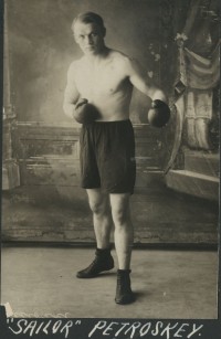 Sailor Ed Petroskey boxer