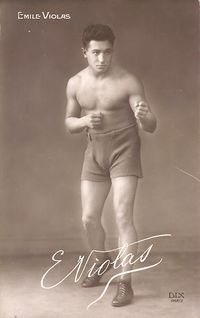 Emile Violas boxeur