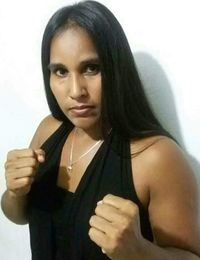 Carolina Arias boxeur
