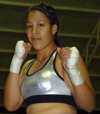 Angelica Lopez Flores boxeador