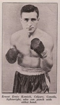 Ernie Kemick boxeur