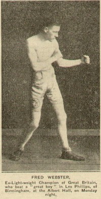 Fred Webster boxer