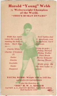 Young Webb boxer