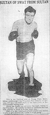 Elgin 'Kid' Moore boxer
