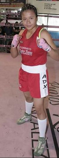 Judith Vivanco boxeur