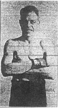 Sailor Ritchie Davis boxer