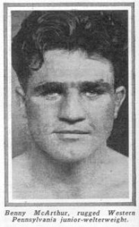 Benny McArthur boxer